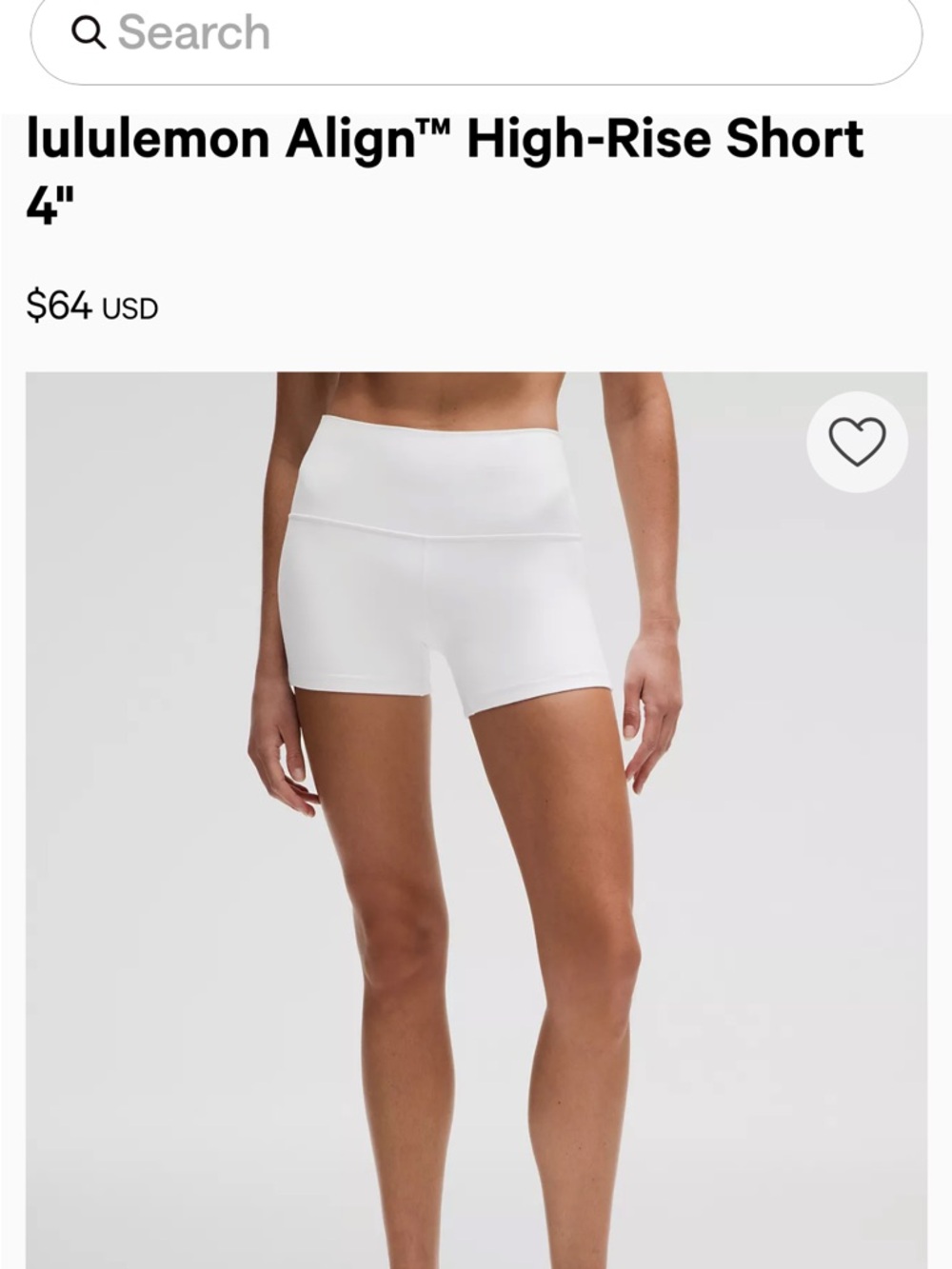 lululemon Align™ High-Rise 4" Short - Lavender